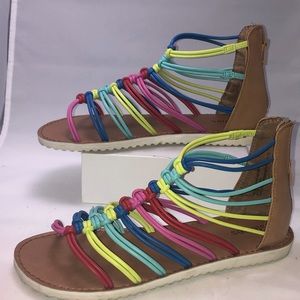 Stevie’s  multicolored gladiator